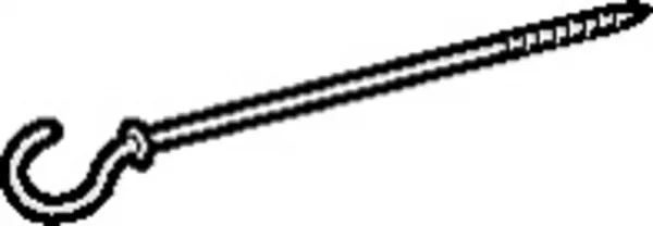 legrand-crochet pour suspension de luminaire batibox b�ton - longueur 120mm (089584)