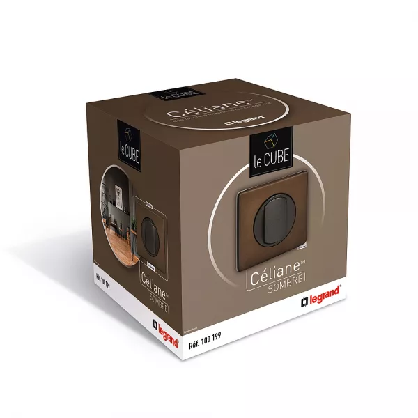 legrand-cube c�liane \ les couleurs\  40 prises surface +10 inters blanc/graphite +plaques (100199)