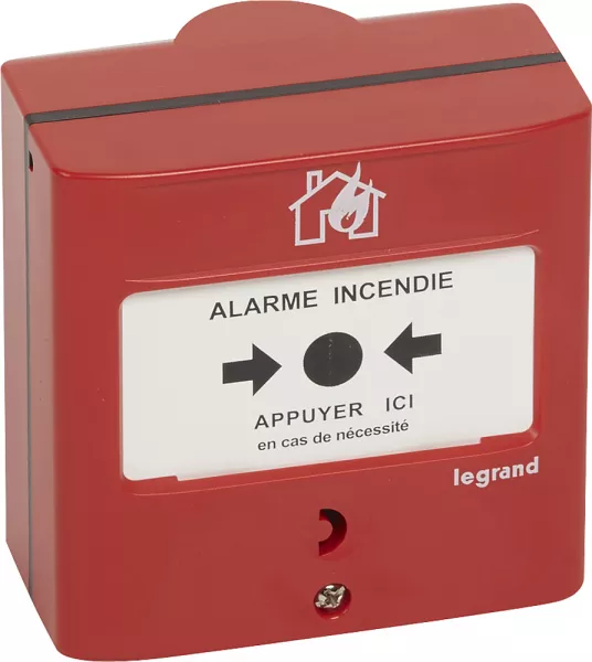 legrand-d�clencheur manuel dm conventionnel double contact - �quipement alarme incendie (138018)