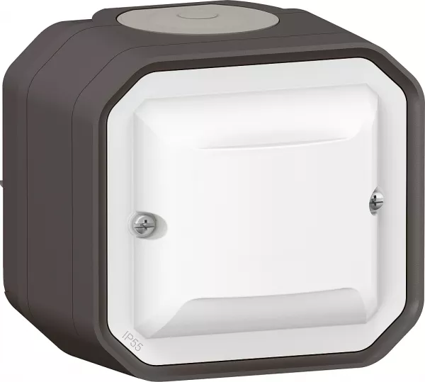 legrand-d�tecteur de mouvement sans neutre plexo complet saillie - anthracite (070063)