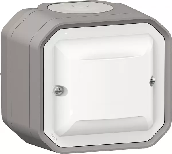 legrand-d�tecteur de mouvement sans neutre plexo complet saillie - gris (070011)