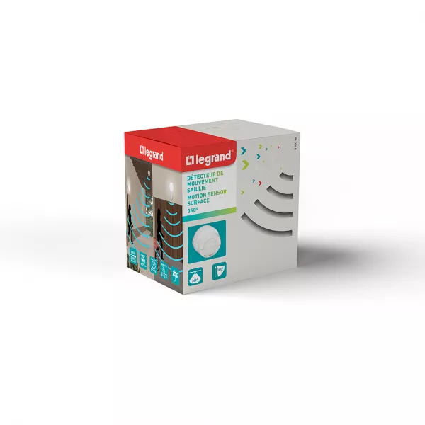 legrand-d�tecteur de mouvements �tanche eco 1 mosaic - 3 fils - ip55 - saillie (048898)