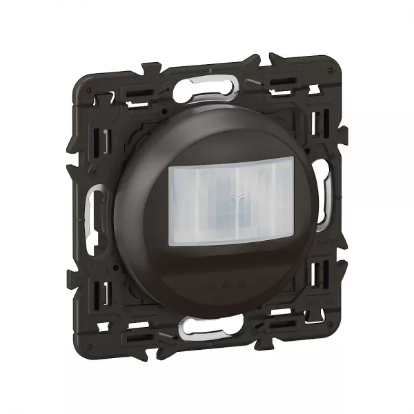 legrand-d�tecteur mural sans neutre d�rogation 100w led c�liane enjo noir et support (cz0050)