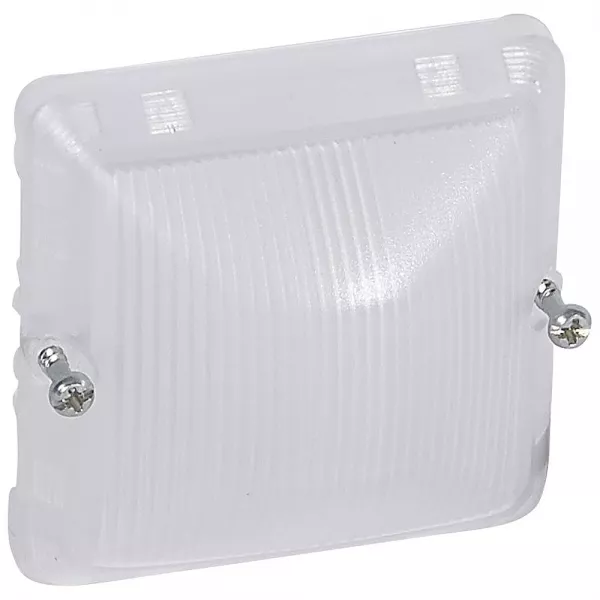 legrand-diffuseur �tanche pour lampe incolore plexo composable ip55 - gris et blanc (069588)
