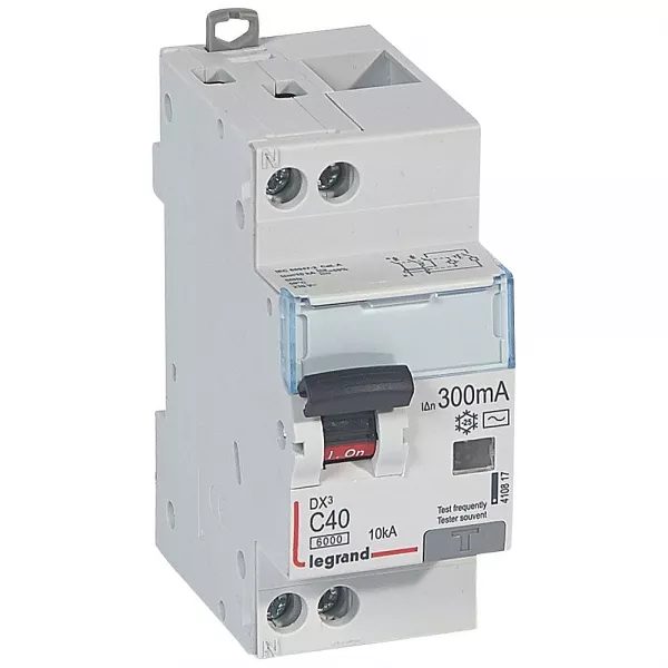 legrand-disj diff monobloc dx�6000 10ka arriv�e haut/d�part bas vis u+n 40a typeac 300ma (410817)