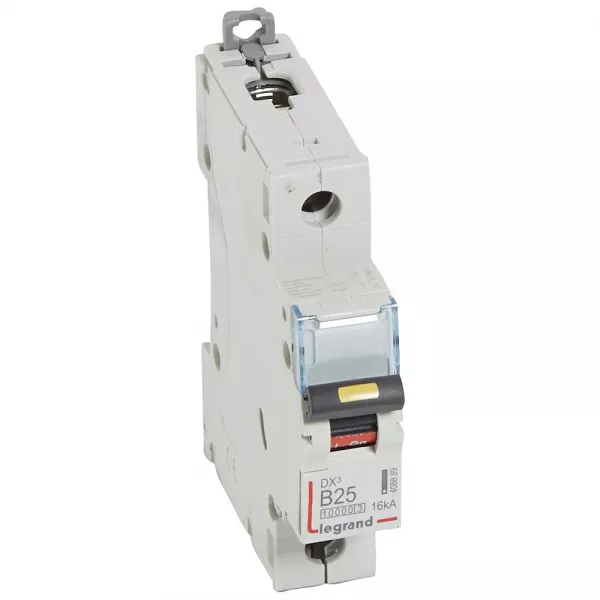 legrand-disj. dx� 1000ka 16ka arriv�e haute/d�part bas � vis 25a -courbe b -1 module (408889)