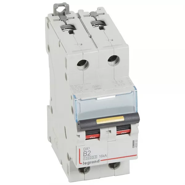 legrand-disj. dx� 1000ka 16ka arriv�e haute/d�part bas � vis 2a -courbe b -2 modules (408953)