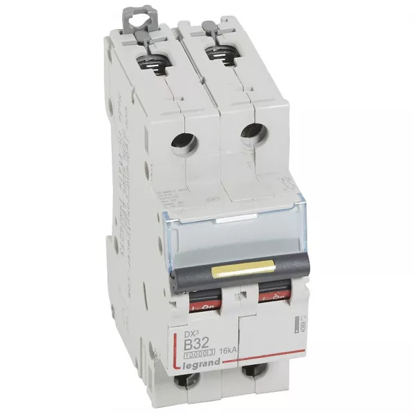 legrand-disj. dx� 1000ka 16ka arriv�e haute/d�part bas � vis 32a -courbe b -2 modules (408962)