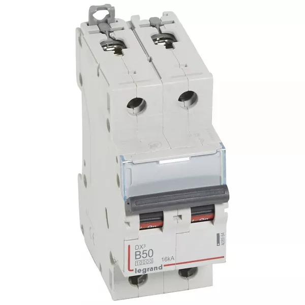 legrand-disj. dx� 1000ka 16ka arriv�e haute/d�part bas � vis 50a -courbe b -2 modules (408964)