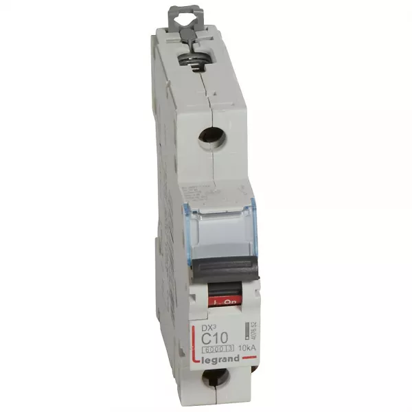 legrand-disj. dx� 6000ka 10ka arriv�e haute/d�part bas � vis 10a -courbe c -1 module (407652)