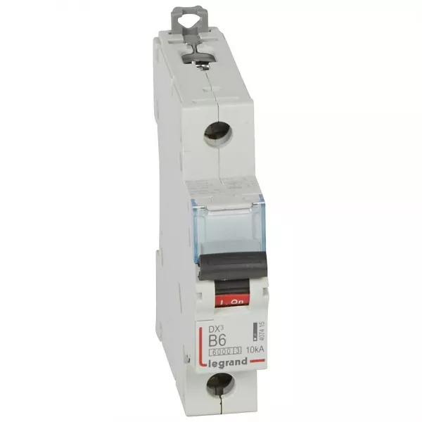 legrand-disj. dx�6000 10ka arriv�e haute/d�part bas � vis 6a -courbe b -1 module (407415)