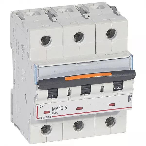 legrand-disj magn�tique seul dx� ma 25ka arriv�e haute/d�part bas � vis 12,5a 4,5modules (409881)