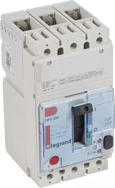 legrand-disjoncteur boitier moul� dpx250-l pouvoir de coupure 100ka 3p 160a (025428)