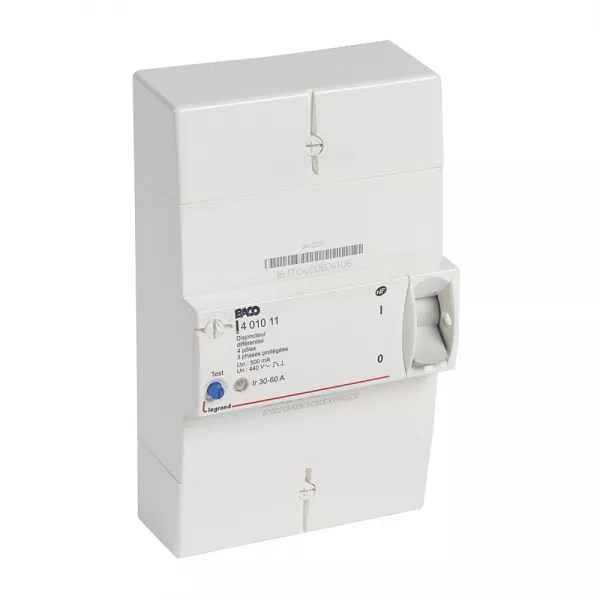 legrand-disjoncteur branchement enedis t�trapolaire diff�rentiel 500ma instantan� - 60a (401011)