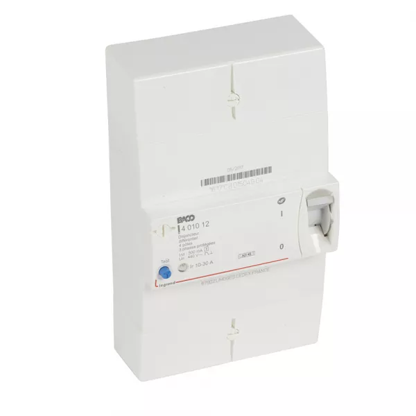 legrand-disjoncteur de branchement enedis t�trapolaire diff�rentiel 500ma s�lectif - 30a (401012)