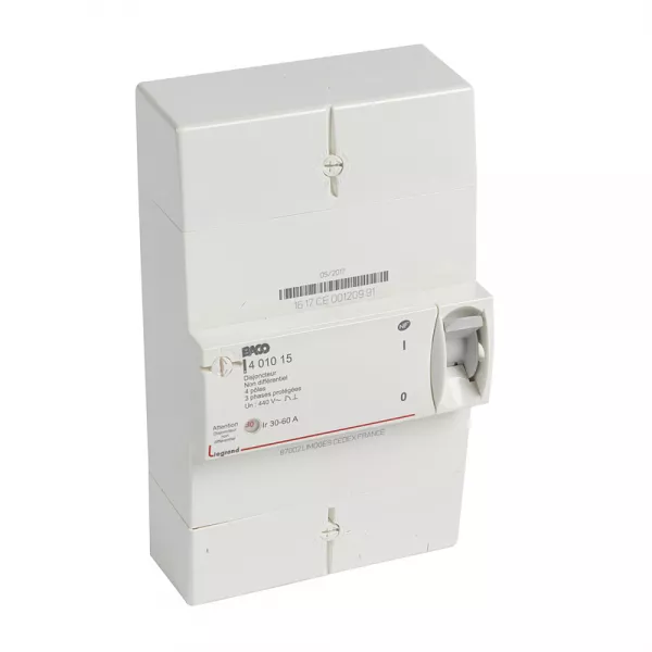 legrand-disjoncteur de branchement enedis t�trapolaire non diff�rentiel - 60a (401015)