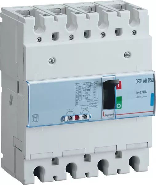 legrand-disjoncteur de branchement version enedis dpx�250ab 240a 4p (420732)