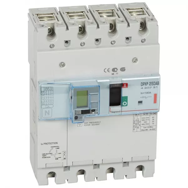 legrand-disjoncteur de branchement version enedis dpx�250ab diff�rentiel 130a 4p (420731)