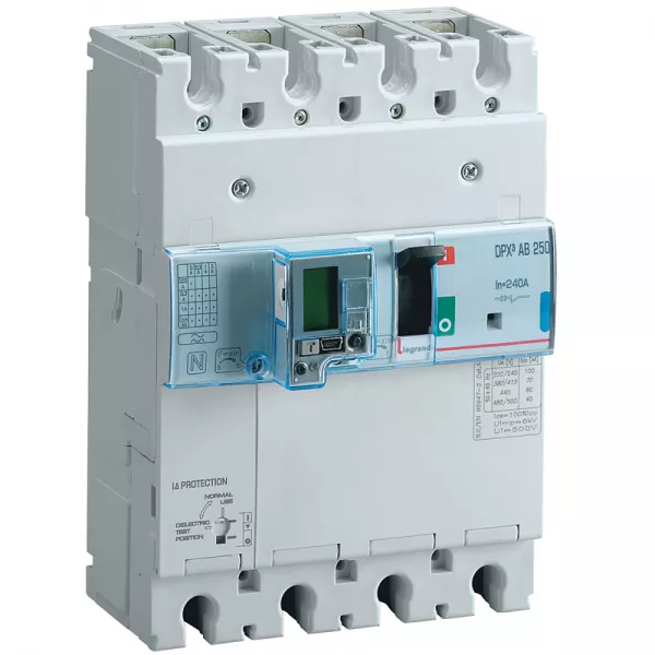legrand-disjoncteur de branchement version enedis dpx�250ab diff�rentiel 240a 4p (420733)