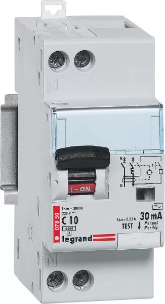 legrand-disjoncteur dif.p/n g.c10  4500a 30ma ac (092832)