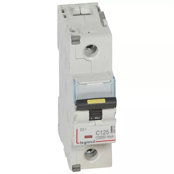 legrand-disjoncteur dx� 10000 - vis/vis - 1p - 230/400v~ - 125a - 16ka - courbe c - 1,5m (409142)