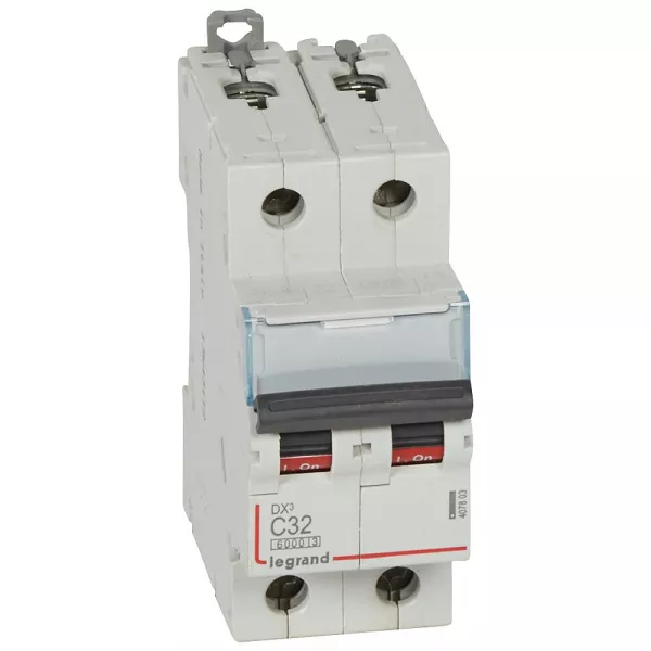 legrand-disjoncteur dx� 6000 -vis/vis- 4p- 400v~-50a-courbec-peigne hx� trad 4p - 4m (407903)