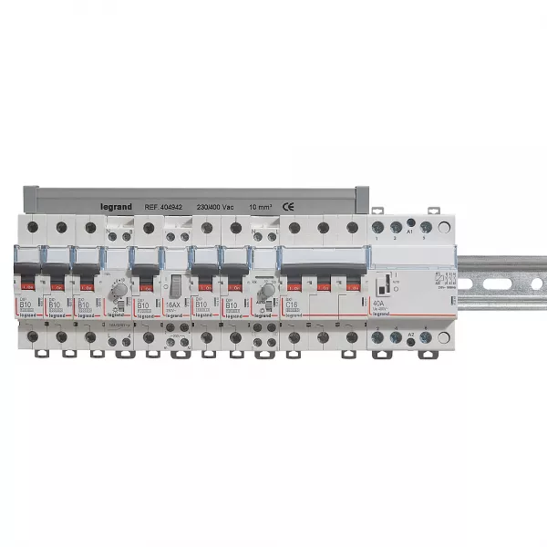 legrand-disjoncteur dx� 6000 -vis/vis-3p- 400v~-16a-10ka-courbec-peigne hx� trad 4p -3m (407829)