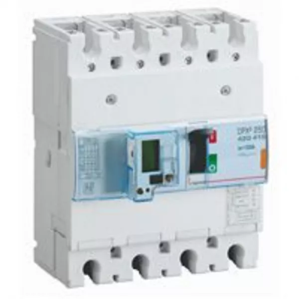 legrand-disjoncteur �lectronique avec unit� de mesure dpx�250 icu 25ka 400v~ - 4p - 100a (420415)