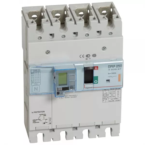 legrand-disjoncteur �lectronique diff�rentiel dpx�250 25ka 400v~ - 4p - 160a (420327)