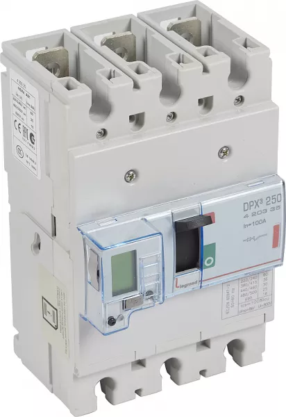 legrand-disjoncteur �lectronique dpx�250 pouvoir de coupure 36ka 400v~ - 3p - 100a (420335)