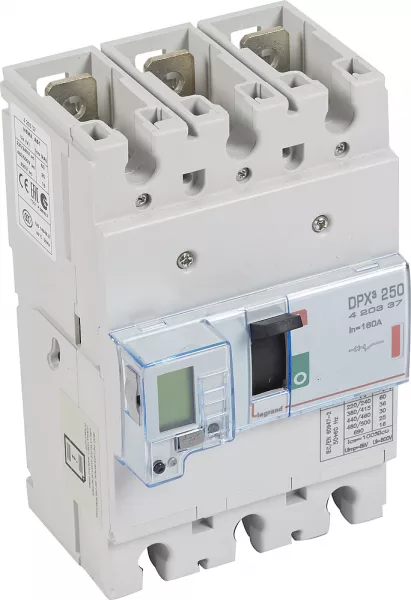 legrand-disjoncteur �lectronique dpx�250 pouvoir de coupure 36ka 400v~ - 3p - 160a (420337)