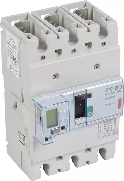 legrand-disjoncteur �lectronique dpx�250 pouvoir de coupure 36ka 400v~ - 3p - 250a (420339)