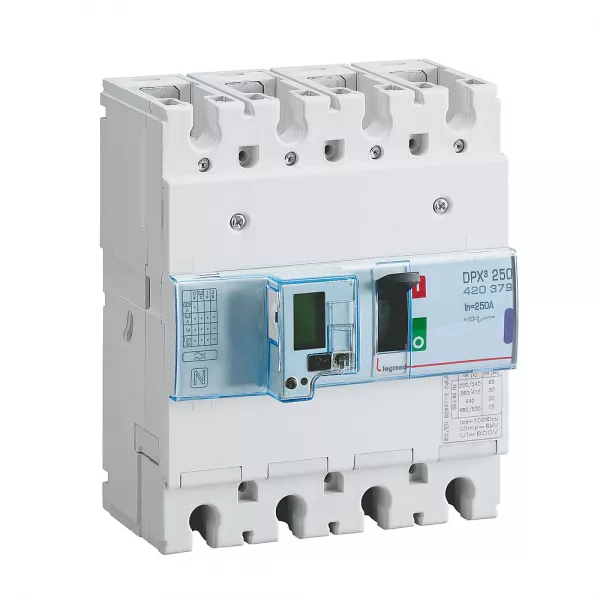 legrand-disjoncteur �lectronique dpx�250 pouvoir de coupure 50ka 400v~ - 4p - 250a (420379)