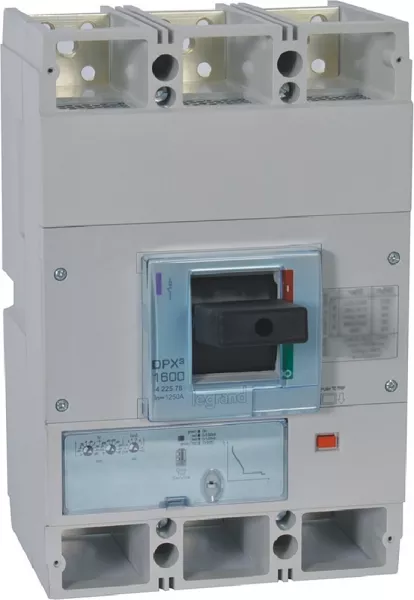 legrand-disjoncteur �lectronique s1 dpx�1600 pouvoir de coupure 100ka 400v~ - 3p - 1250a (422578)
