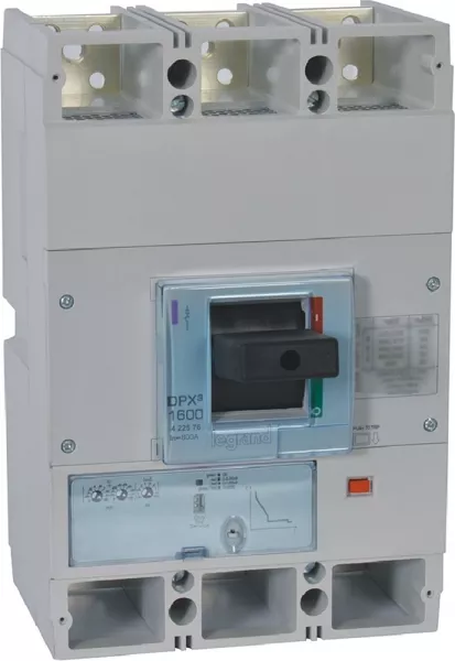 legrand-disjoncteur �lectronique s1 dpx�1600 pouvoir de coupure 100ka 400v~ - 3p - 800a (422576)