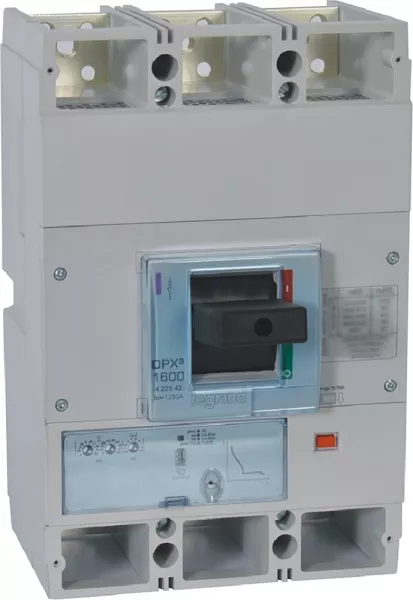 legrand-disjoncteur �lectronique s1 dpx�1600 pouvoir de coupure 36ka 400v~ - 3p - 1250a (422542)