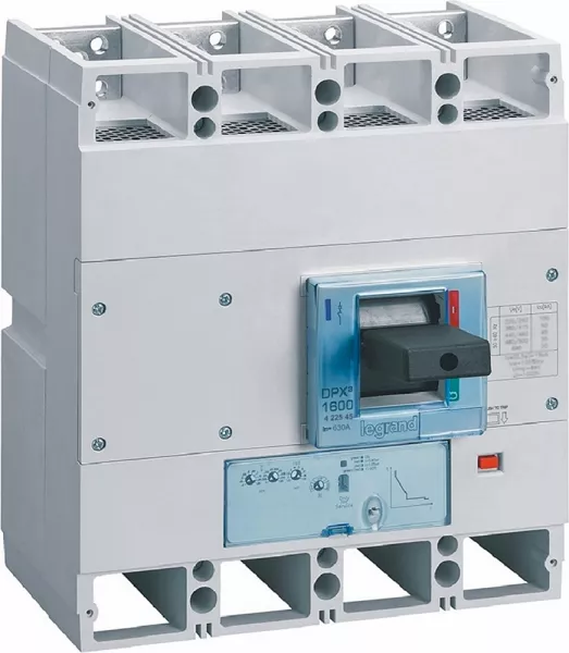 legrand-disjoncteur �lectronique s1 dpx�1600 pouvoir de coupure 36ka 400v~ - 4p - 630a (422545)