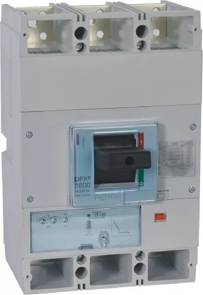 legrand-disjoncteur �lectronique s1 dpx�1600 pouvoir de coupure 50ka 400v~ - 3p - 1250a (422554)