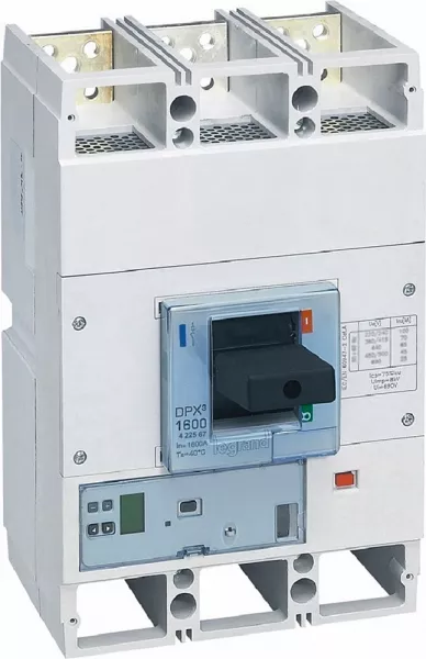 legrand-disjoncteur �lectronique s1 dpx�1600 pouvoir de coupure 70ka 400v~ - 3p - 1600a (422567)