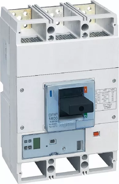 legrand-disjoncteur �lectronique s1 dpx�1600 pouvoir de coupure 70ka 400v~ - 3p - 800a (422564)