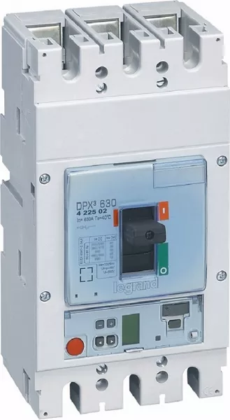 legrand-disjoncteur �lectronique s1 dpx�630 pouvoir de coupure 36ka 400v~ - 3p - 630a (422502)