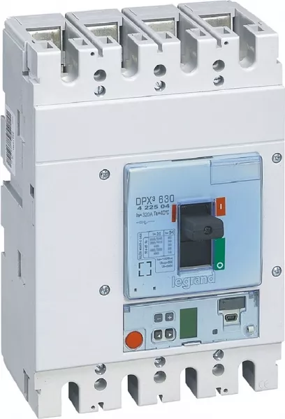 legrand-disjoncteur �lectronique s1 dpx�630 pouvoir de coupure 36ka 400v~ - 4p - 320a (422504)