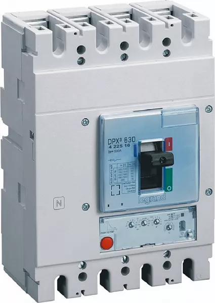 legrand-disjoncteur �lectronique s1 dpx�630 pouvoir de coupure 50ka 400v~ - 4p - 500a (422516)