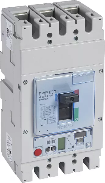 legrand-disjoncteur �lectronique s2 - unit� de mesure dpx�630 icu 70ka 400v~ - 3p 400a (422118)