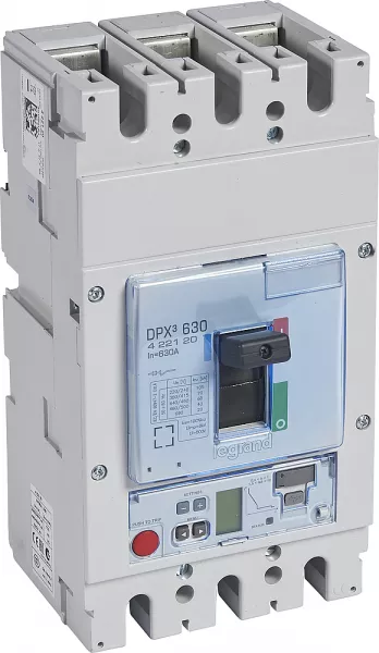 legrand-disjoncteur �lectronique s2 - unit� de mesure dpx�630 icu 70ka 400v~ - 3p 630a (422120)
