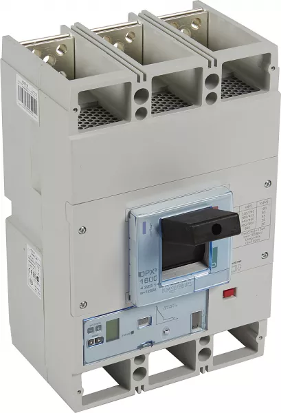 legrand-disjoncteur �lectronique s2 dpx�1600 pouvoir de coupure 50ka 400v~ - 3p - 1250a (422314)