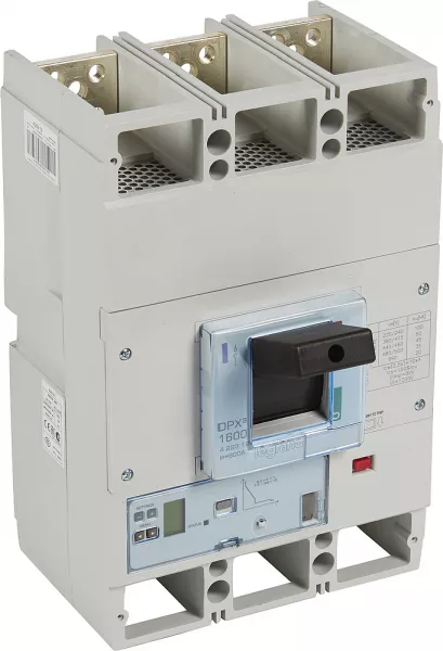legrand-disjoncteur �lectronique s2 dpx�1600 pouvoir de coupure 50ka 400v~ - 3p - 800a (422312)