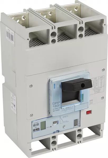 legrand-disjoncteur �lectronique s2 dpx�1600 pouvoir de coupure 70ka 400v~ - 3p - 1250a (422326)