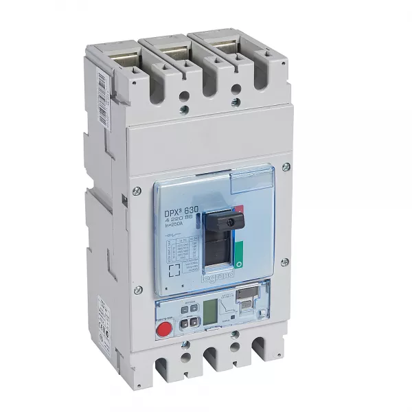 legrand-disjoncteur �lectronique s2 dpx�630 pouvoir de coupure 100ka 400v~ - 3p - 250a (422086)