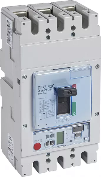 legrand-disjoncteur �lectronique s2 dpx�630 pouvoir de coupure 100ka 400v~ - 3p - 400a (422088)